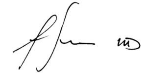 Dean Sousa's signature.